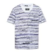 Balmain T-shirt med tryck White, Herr