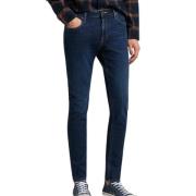 Lee Skinny Malone Jeans Mörk Martha Blue, Herr