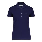 Lacoste Logo Polo Shirt Slim Fit Blue, Dam