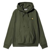 Carhartt Wip Huvtröja med Frontlogo Green, Herr