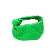 Bottega Veneta Vintage Pre-owned Laeder handvskor Green, Dam