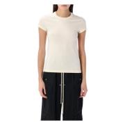 Rick Owens Stilren Cropped Level Tee Beige, Dam