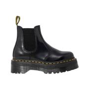 Dr. Martens Svarta Läderstövlar för Kvinnor Black, Dam