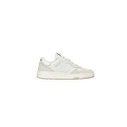 Crime London Vita Lädersneakers - Tidlös Modell White, Herr