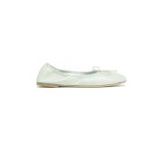 Prosperine Nappa Läder Ballerina Skor White, Dam