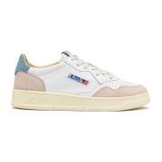 Autry Medalist Low Läder Mocka Sneakers White, Herr