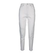 Tommy Jeans Casual Denim Byxor White, Dam