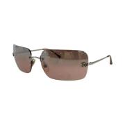 Chanel Vintage Pre-owned Glas solglasgon Brown, Dam