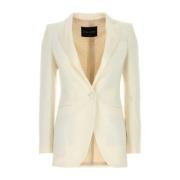 Hebe Studio Vit cady blazer White, Dam