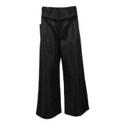 Vaquera Polyester Denim Byxor Black, Dam