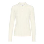 Saint Tropez Feminin Ileanesz Blouse Ice Beige, Dam