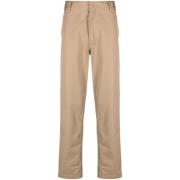 Carhartt Wip Straight Trousers Beige, Herr