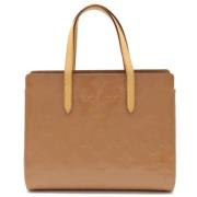 Louis Vuitton Vintage Pre-owned Laeder handvskor Brown, Dam