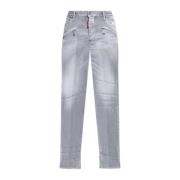 Dsquared2 Tapered leg jeans Gray, Herr