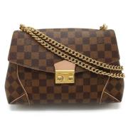 Louis Vuitton Vintage Pre-owned Canvas axelremsvskor Brown, Dam