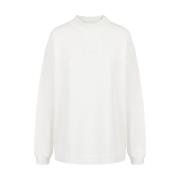 Iceberg Bomullssweatshirt med logotyp Beige, Dam