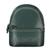 Valentino by Mario Valentino Grön Polyeten Ryggsäck med Flera Fack Gre...