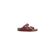 Birkenstock Sandaler i nubuckläder Pink, Dam