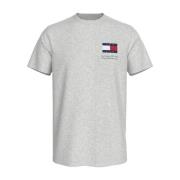 Tommy Jeans Logotyp Bomull T-shirt - Kort Ärm Gray, Herr