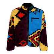 Obey Marockansk Matta Sherpa Jacka Bright Multi Multicolor, Herr