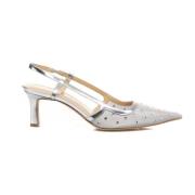 Michael Kors Silver Pumps Alora Gray, Dam