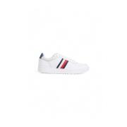 Tommy Hilfiger Vit Läder Sneaker Herrkollektion White, Herr