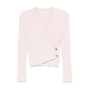 Victoria Beckham Rosa Tröjor för Kvinnor Pink, Dam