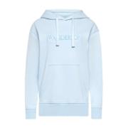 JW Anderson Klarblå Hoodie Herr Sweatshirt Blue, Herr