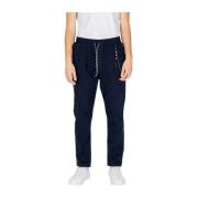 Gianni Lupo Stretch Bomull Jeans och Byxor Kollektion Blue, Herr