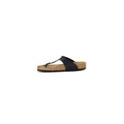 Birkenstock Beqväm Flip Flops med 3cm Klack Black, Dam