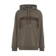 Lanvin Brun hoodie med känguruficka Brown, Herr