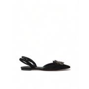 Dolce & Gabbana Flat Sandals Black, Dam