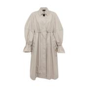 Del Core Trench Coat med dragsko Beige, Dam