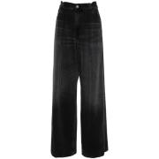 Haikure Svarta vida jeans Black, Dam