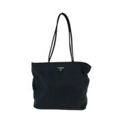 Prada Vintage Pre-owned Canvas prada-vskor Black, Dam