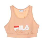 Fila Lax Crop Top för kvinnor Orange, Dam