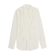 Comme des Garçons Vit Blus för Kvinnor White, Dam