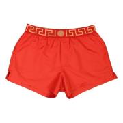 Versace Medusa Greca Badshorts Röd Red, Herr