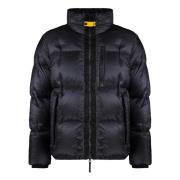 Parajumpers Kort dunjacka med logopatch Black, Herr