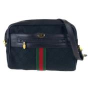 Gucci Vintage Pre-owned Canvas crossbodyvskor Multicolor, Dam