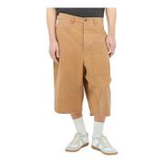 Maison Margiela Canvas Ficka Shorts Orange, Herr