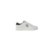 Calvin Klein Jeans Lädersneaker med 3 cm klack White, Herr