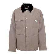 Carhartt Wip Canvasjacka med klassisk snörkrage Gray, Herr