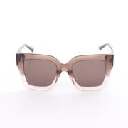 Jimmy Choo Pre-owned Pre-owned Plast solglasgon Brown, Dam