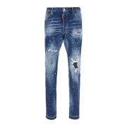 Dsquared2 Klassiska Denim Jeans för vardagsbruk Blue, Herr