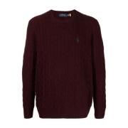 Polo Ralph Lauren Stickad Ärm Pullover Red, Herr