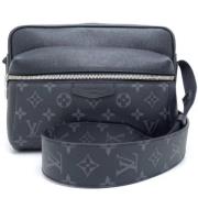 Louis Vuitton Vintage Pre-owned Canvas axelremsvskor Black, Herr