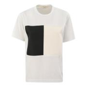 Comme des Garçons T-shirt med korta ärmar och främre applicerad detalj...