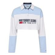 Tommy Jeans Långärmad polo Multicolor, Dam