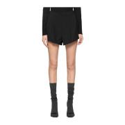 Dondup Regelbundna Sandy ullshorts Black, Dam